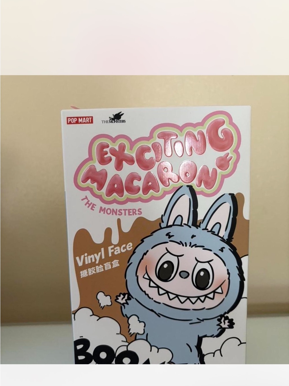 POP MART The Monsters Exciting Macaron Vinyl Face Blind Box.